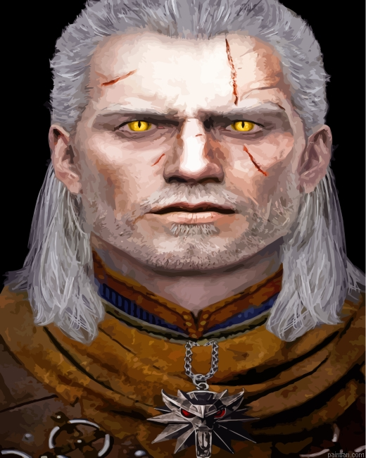 Geralt Of Rivia Illustration Paint By Number.png