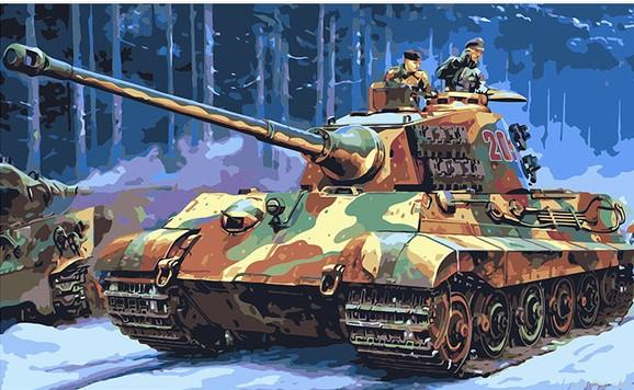 German Tank War Paint By Number.png