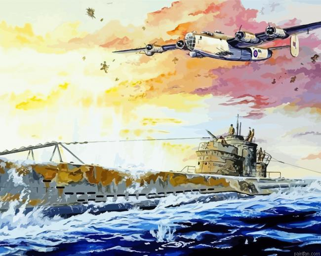 German War Uboat Paint By Numbers.png