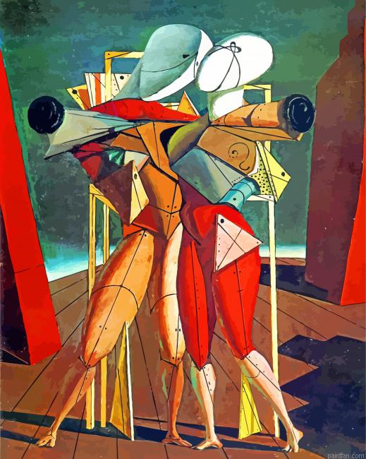 Giorgio De Chirico Hector And Andromache Paint By Numbers.png