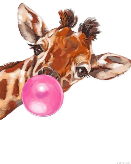 Giraffe Bubble Paint By Numbers.png
