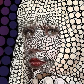 Girl By Circles Paint By Numbers.png