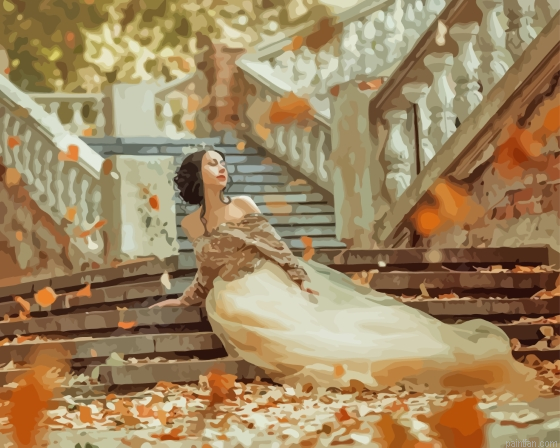 Girl In Castle Paint By Numbers.png