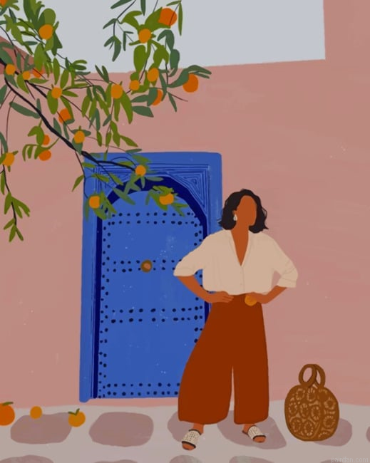 Girl In Morocco New Paint By Numbers.png