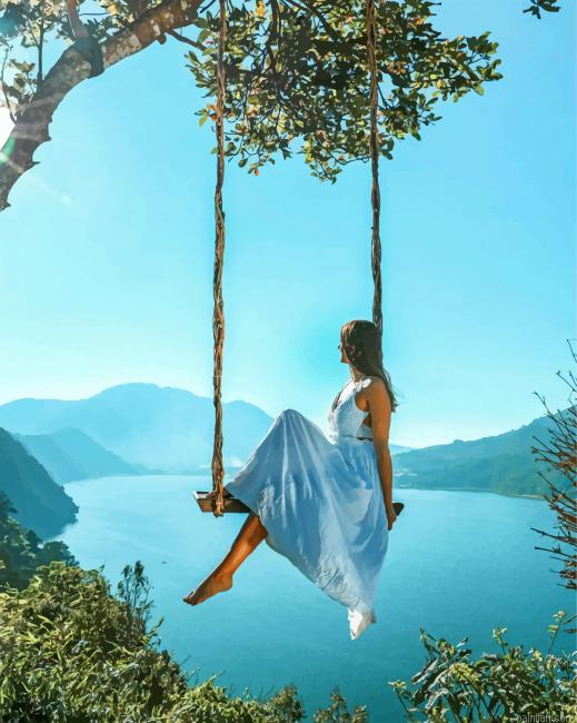 Girl In Swing Paint By Number.png