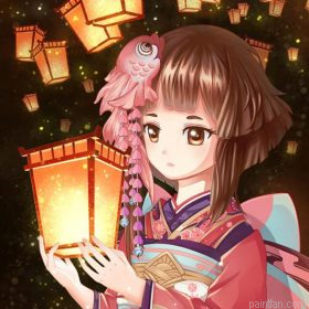 Girl Lamp Paint By Numbers.png