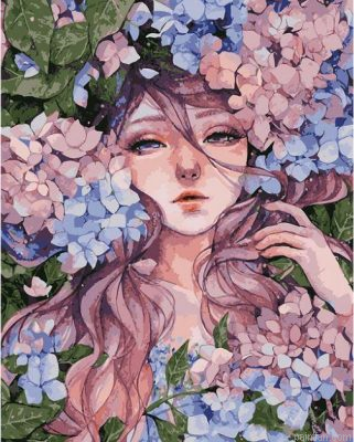 Girl In Leaves Paint By Numbers.png