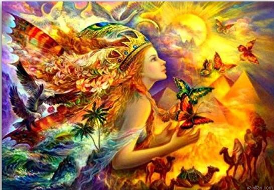 Girl Of Sunlight Paint By Numbers.png