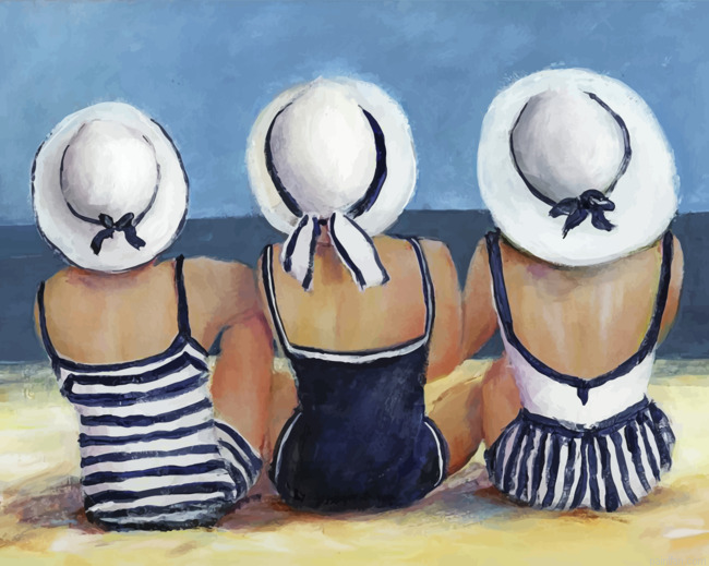 Girls In The Beach Paint By Numbers.png