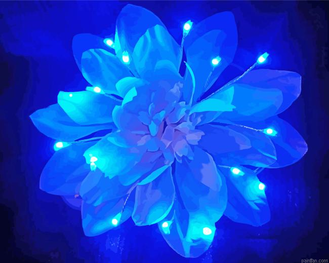 Glowing Blue Flower Paint By Numbers.png