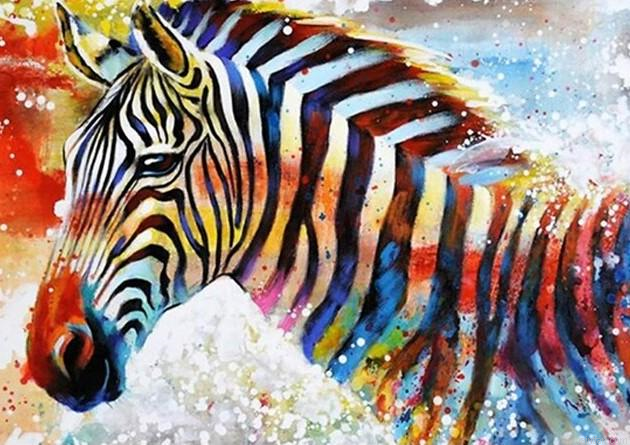 Glowing Zebra Paint By Numbers.png
