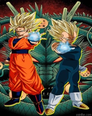 Gohan And Vegeta Dragon Ball Paint By Number.png