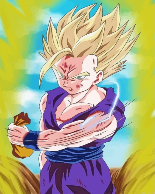Gohan Dragon Ball Paint By Number.png