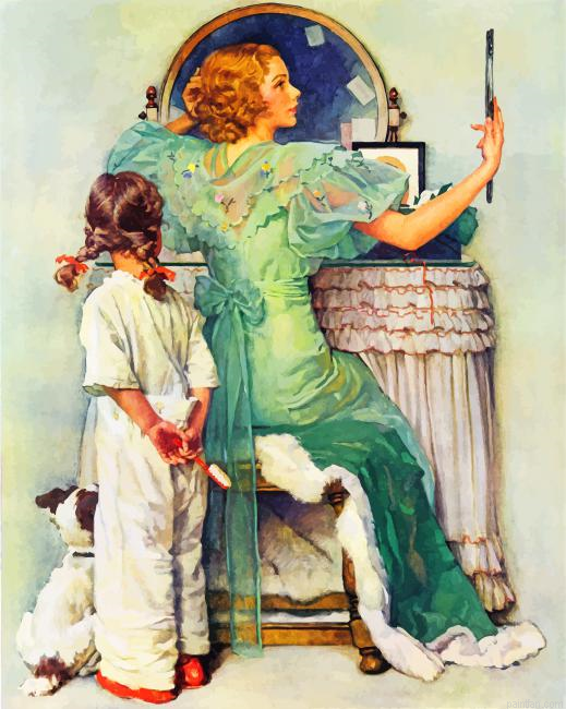 Going Out Norman Rockwell Paint By Number.png