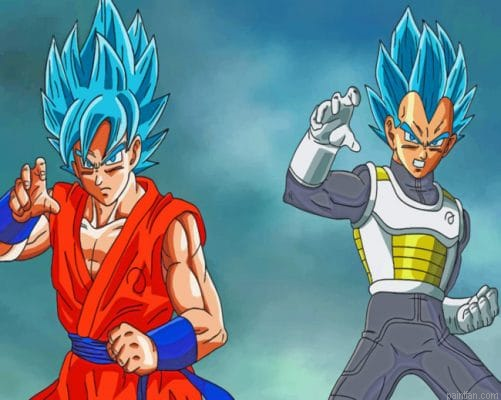 Goku And Vegeta Paint By Number.png
