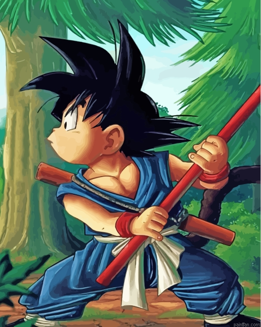 Goku Dragon Ball Z Paint By Number.png