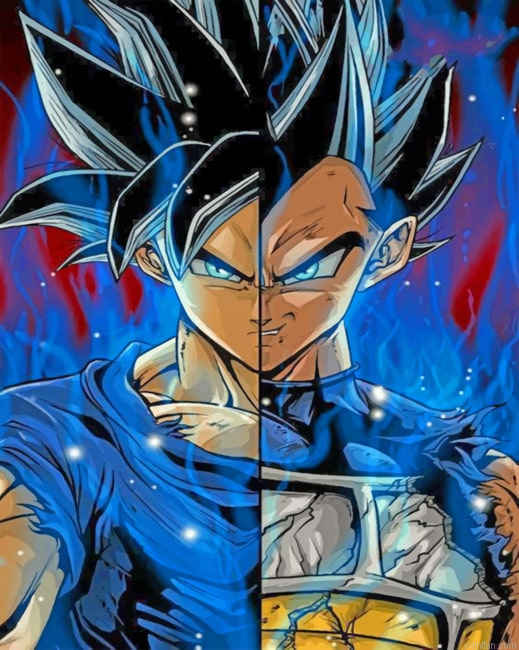 Goku New Paint By Numbers.png