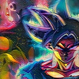 Goku Vs Jiren Gray Paint By Numbers.png