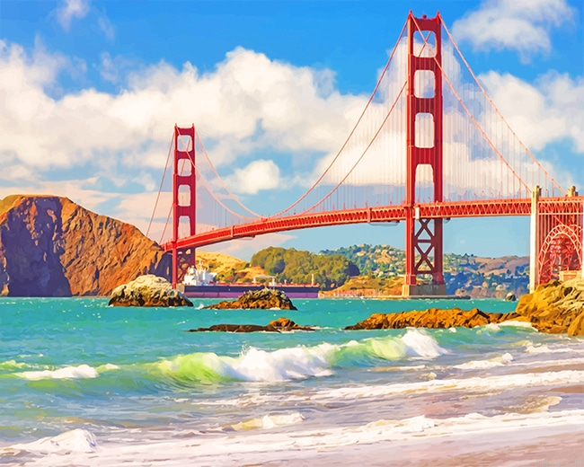 Golden Gate Bridge California New Paint By Numbers.png