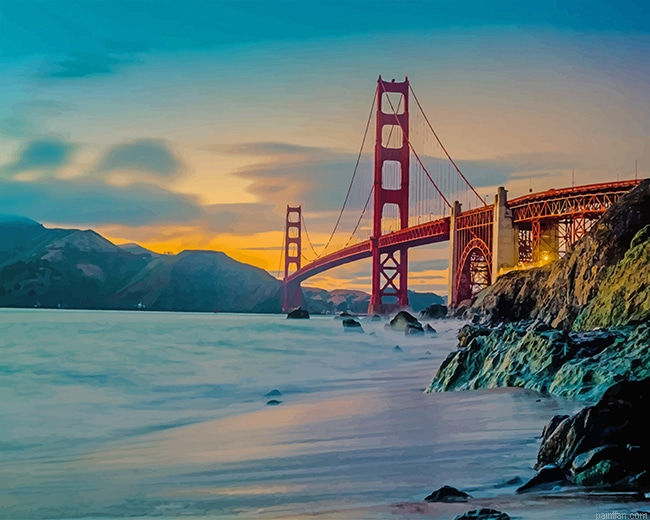 Golden Gate Bridge San Francisco New Paint By Numbers.png