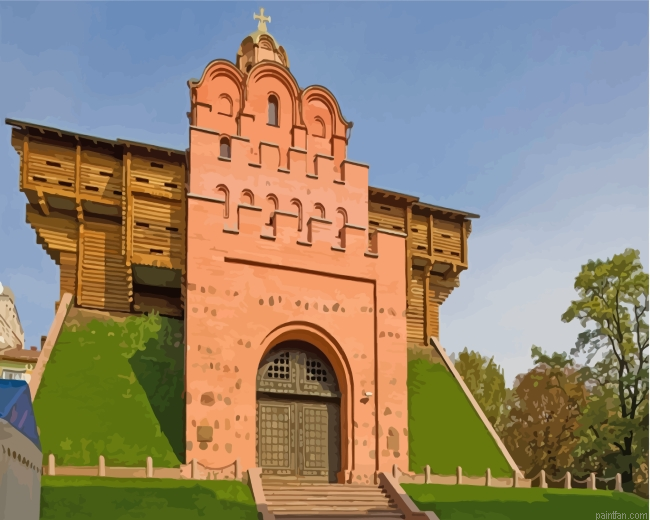 Golden Gate Kiev Ukraine Paint By Number.png