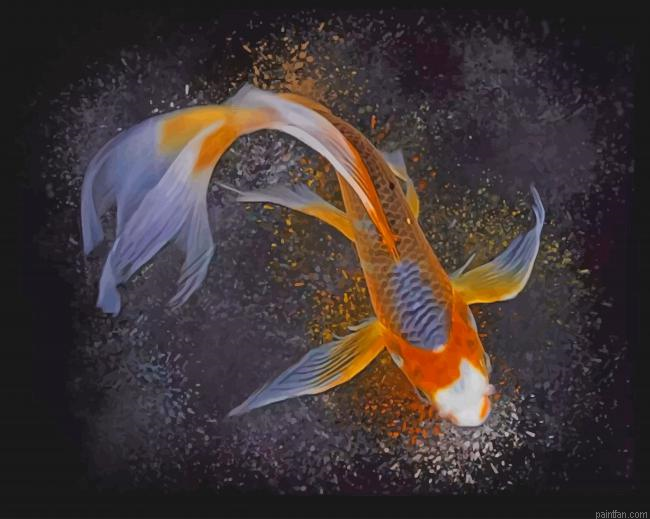 Goldfish Underwater Paint By Number.png