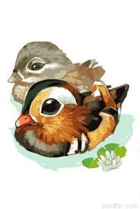 Goose Birds Paint By Numbers.png