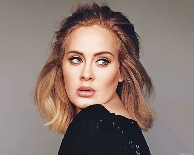 Gorgeous Adele Wearing Black New Paint By Numbers.png