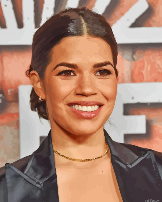 Gorgeous America Ferrera Paint By Numbers.png