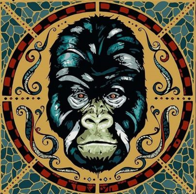 Gorilla Logo Paint By Numbers.png