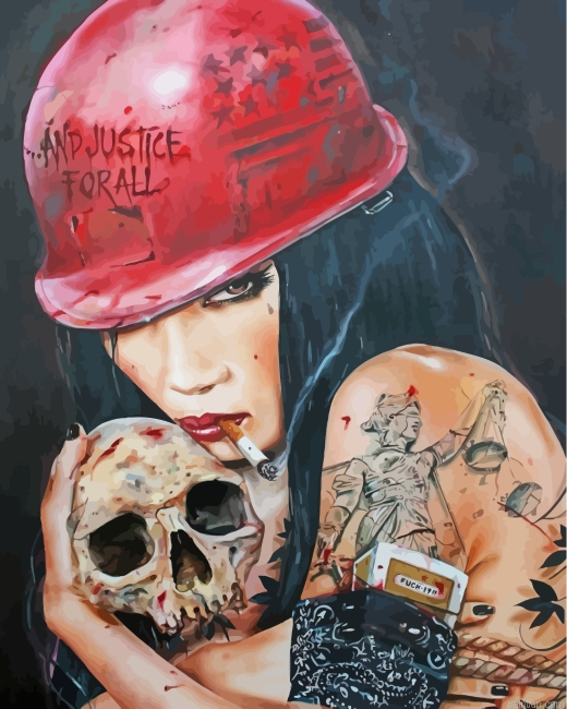 Gothic Bad Girl Paint By Number.png