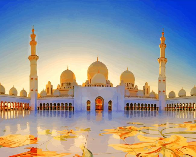 Grand Bur Dubai Masjid Paint By Numbers.png