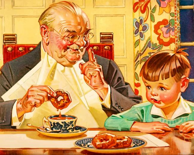 Grandfather And Grandson Paint By Number.png