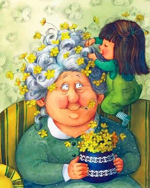 Grandma And Kid Paint By Number.png