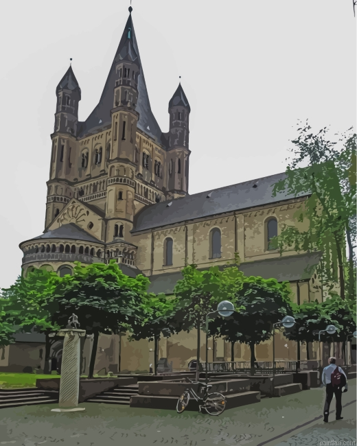 Great Saint Martin Church Cologne Paint By Numbers.png