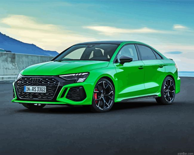 Green Audi Rs3 Paint By Numbers.png