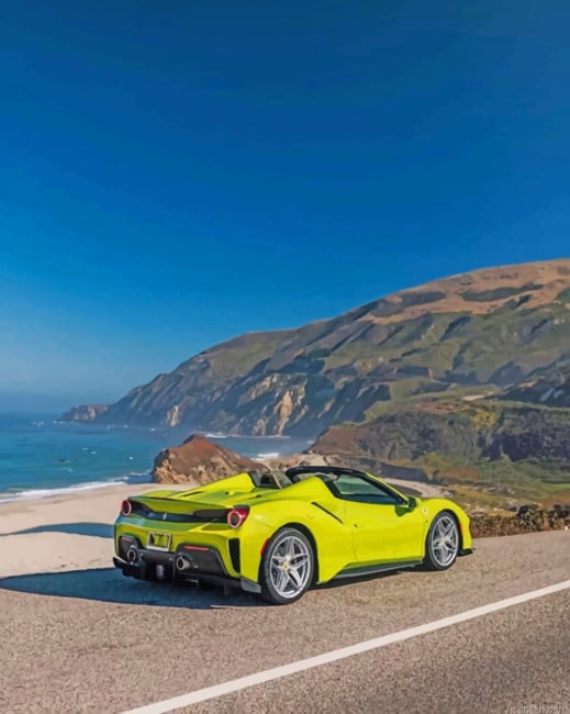Green Ferrari 488 Paint By Numbers.png