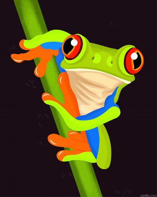 Green Frog Paint By Number.png