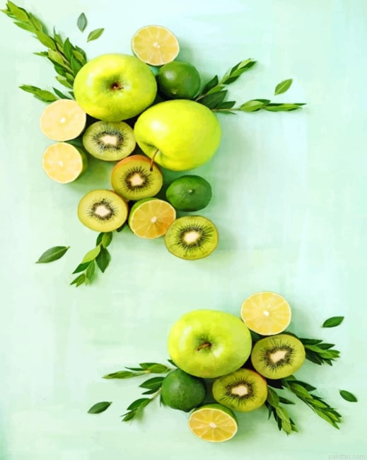 Green Fruits New Paint By Numbers.png