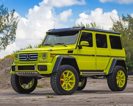 Green Mercedes Benz G Class Paint By Number.png