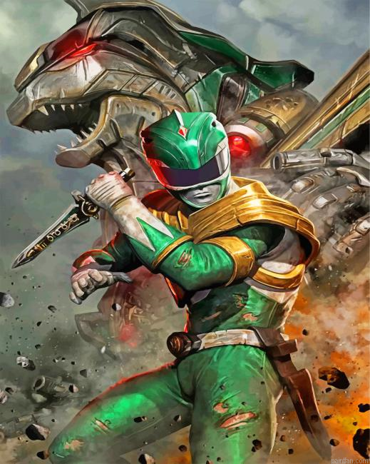 Green Power Ranger Illustration Paint By Number.png