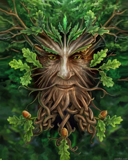 Green Tree Man Paint By Numbers.png