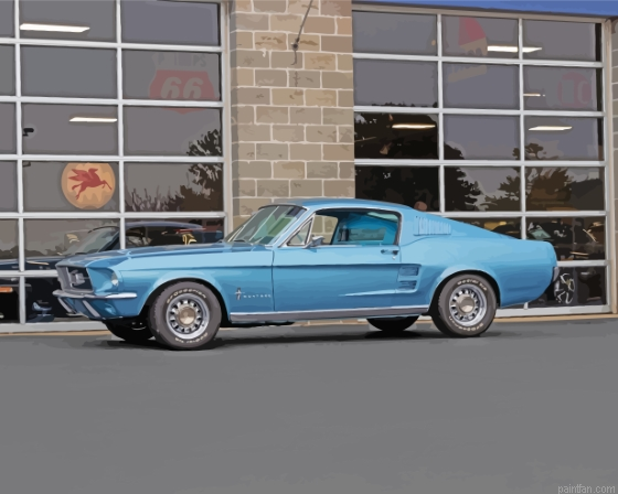 Grey Fastback Mustang Paint By Numbers.png