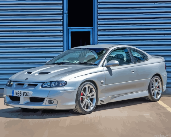 Grey Holden Monaro Paint By Numbers.png