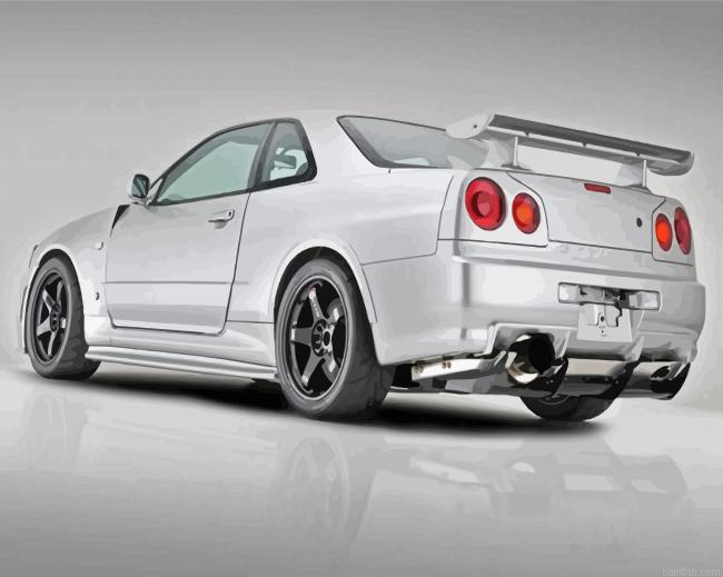 Grey Skyline Gtr Paint By Numbers.png