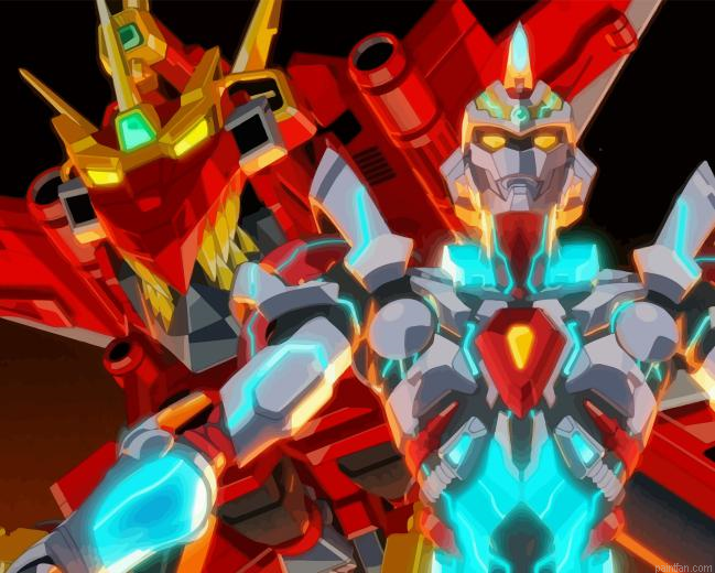 Gridman Art Paint By Numbers.png