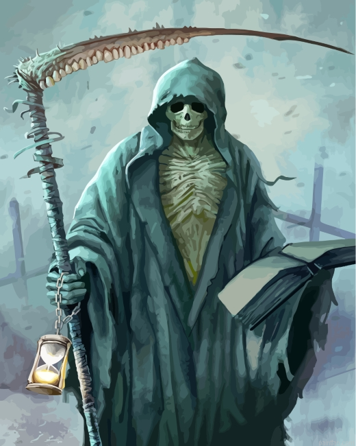 Grim Reaper With Hourglass Paint By Number.png