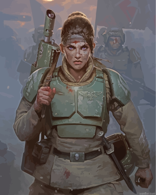 Guard Woman Paint By Number.png