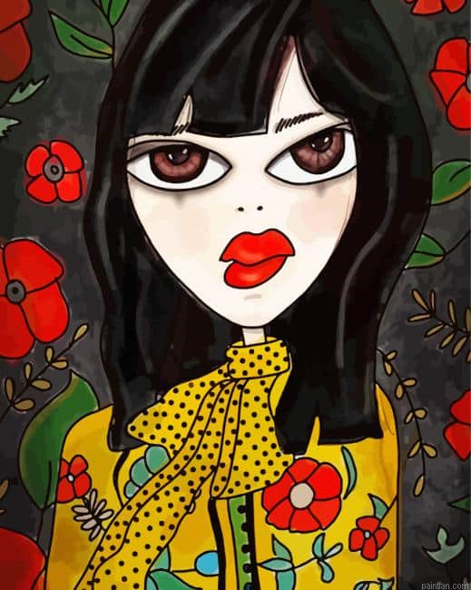 Gucci Girl Art Paint By Numbers.png