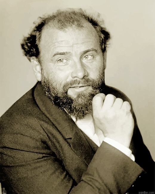 Gustav Klimt Black And White Paint By Number.png